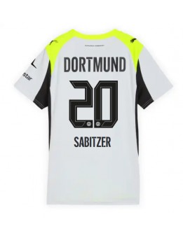 Borussia Dortmund Marcel Sabitzer #20 Replika Borta Kläder Dam 2025-26 Kortärmad